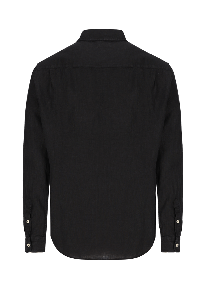 Luis Trenker Camicia In Lino Modello Lubodo