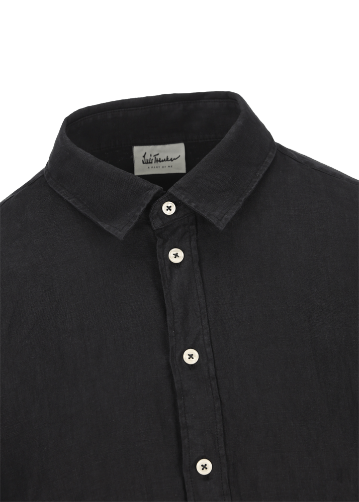 Luis Trenker Camicia In Lino Modello Lubodo