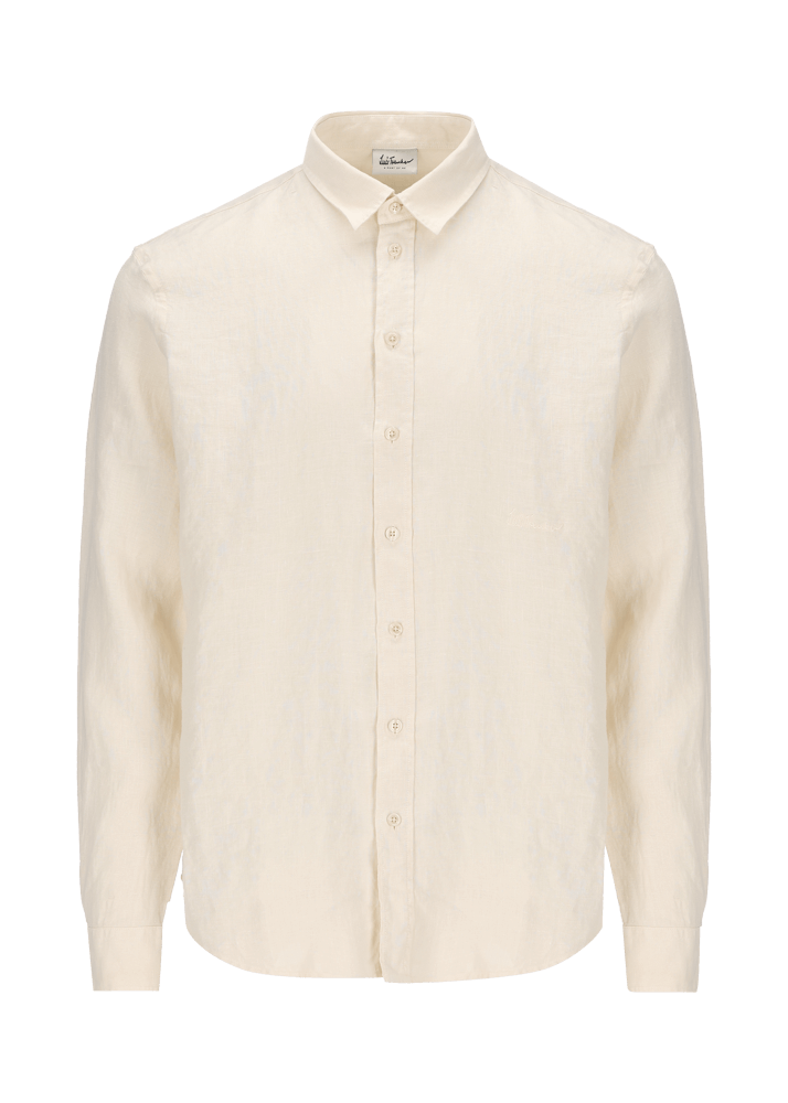 Luis Trenker Camicia in lino modello Lubodo