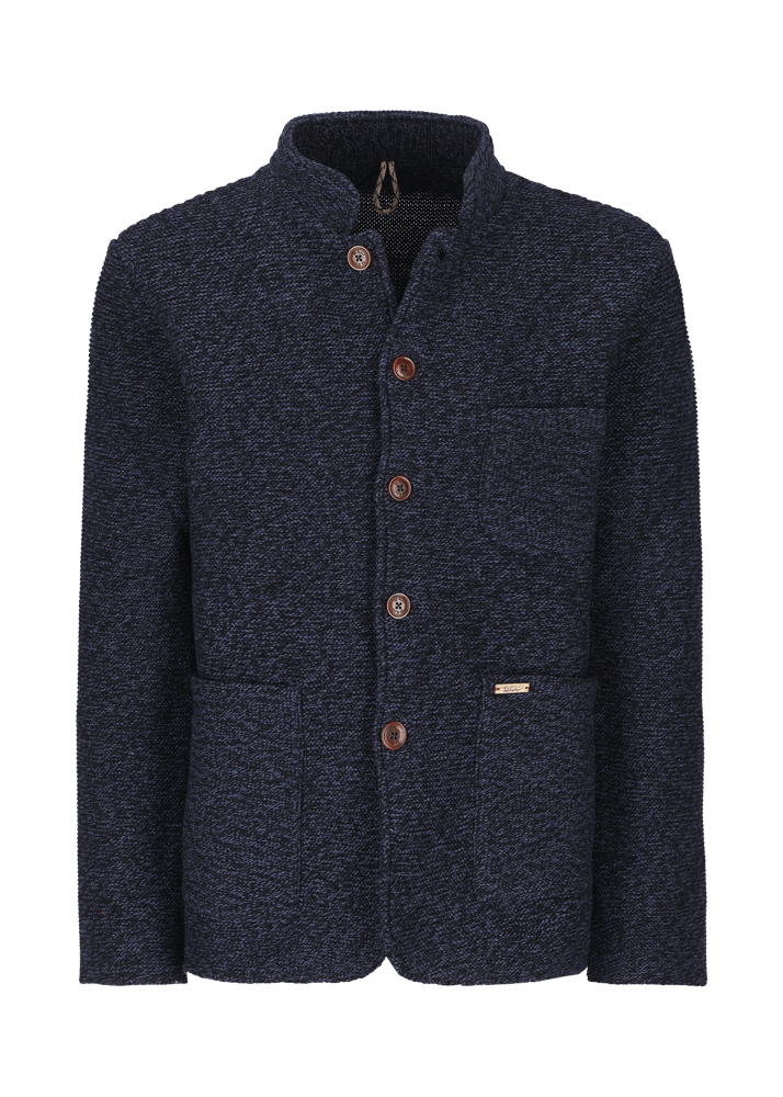 Luis Trenker Cardigan con collo alto Luwainer