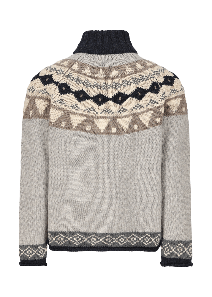 Luis Trenker Cardigan Con Motivo Norvegese Luwall