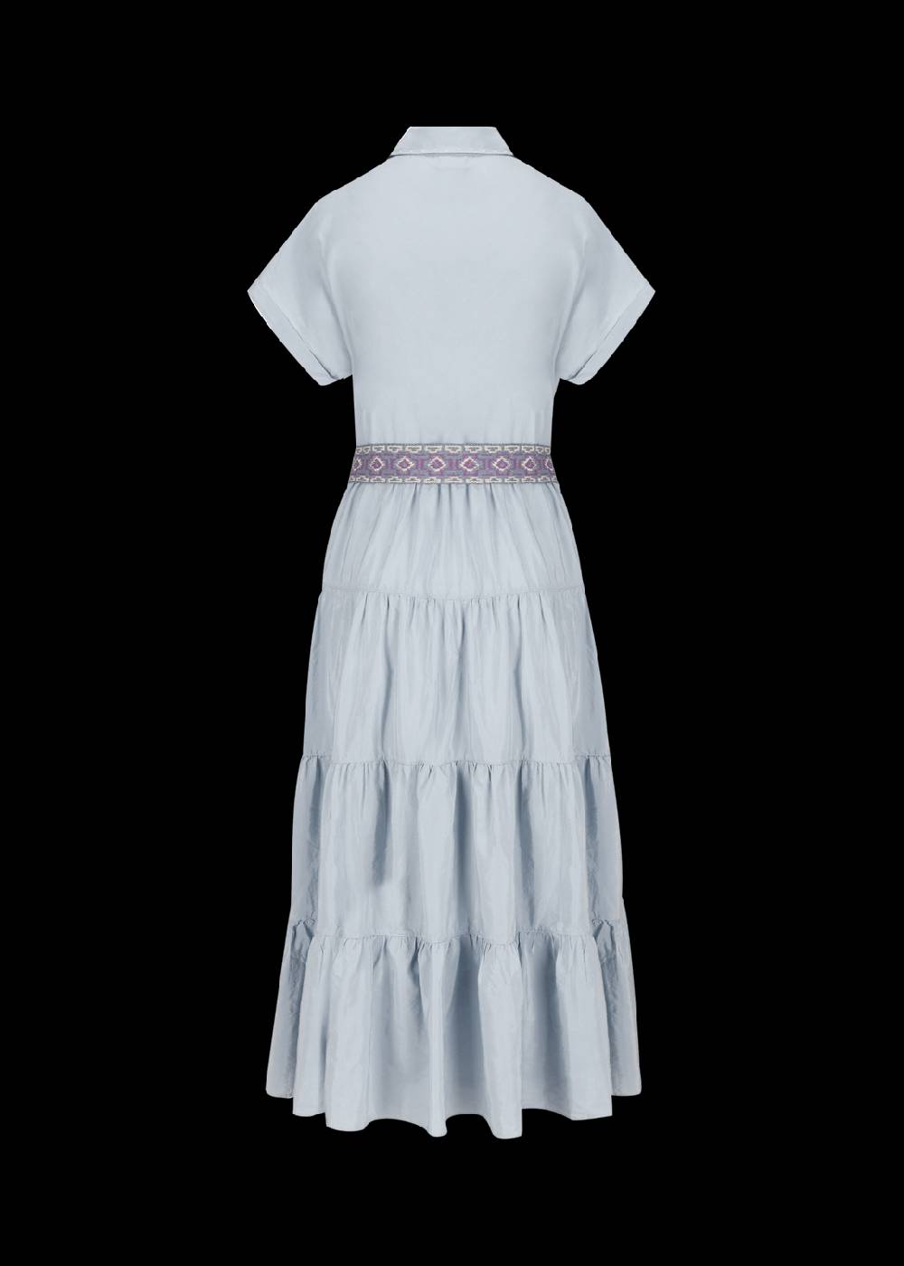 Luis Trenker Chemisier Con Balze Modello Lucinzia