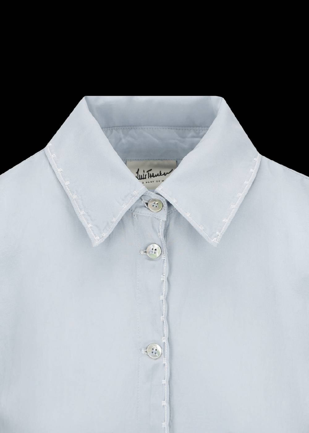 Luis Trenker Chemisier Con Balze Modello Lucinzia