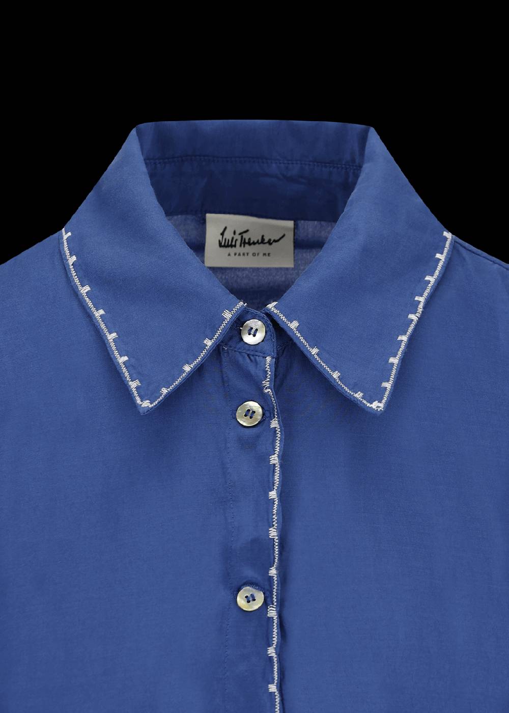 Luis Trenker Chemisier Con Balze Modello Lucinzia