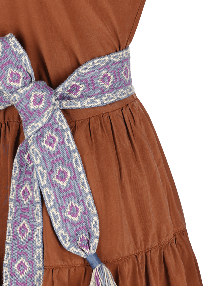 Luis Trenker Chemisier Con Balze Modello Lucinzia