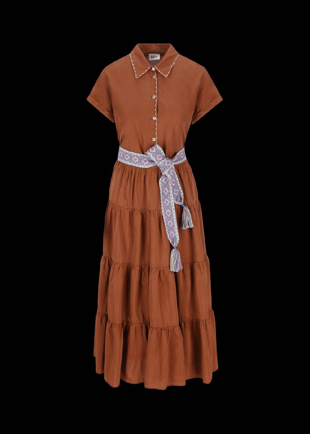 Luis Trenker Chemisier con balze modello Lucinzia