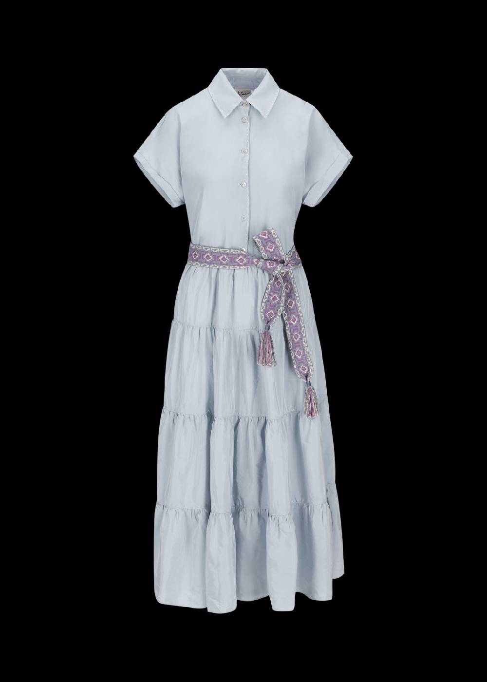 Luis Trenker Chemisier con balze modello Lucinzia