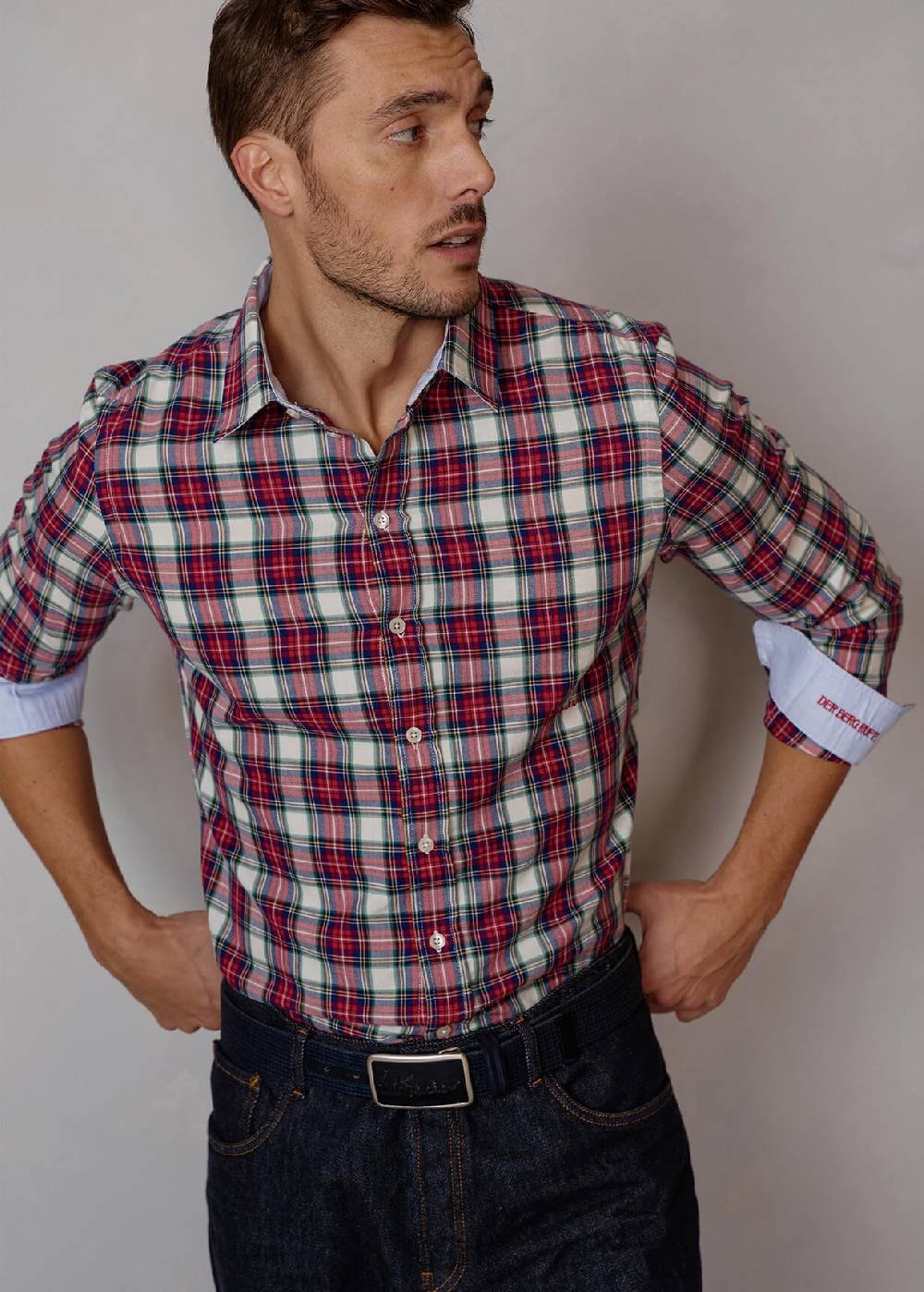 Luis Trenker Cintura in materiale misto Lufaro