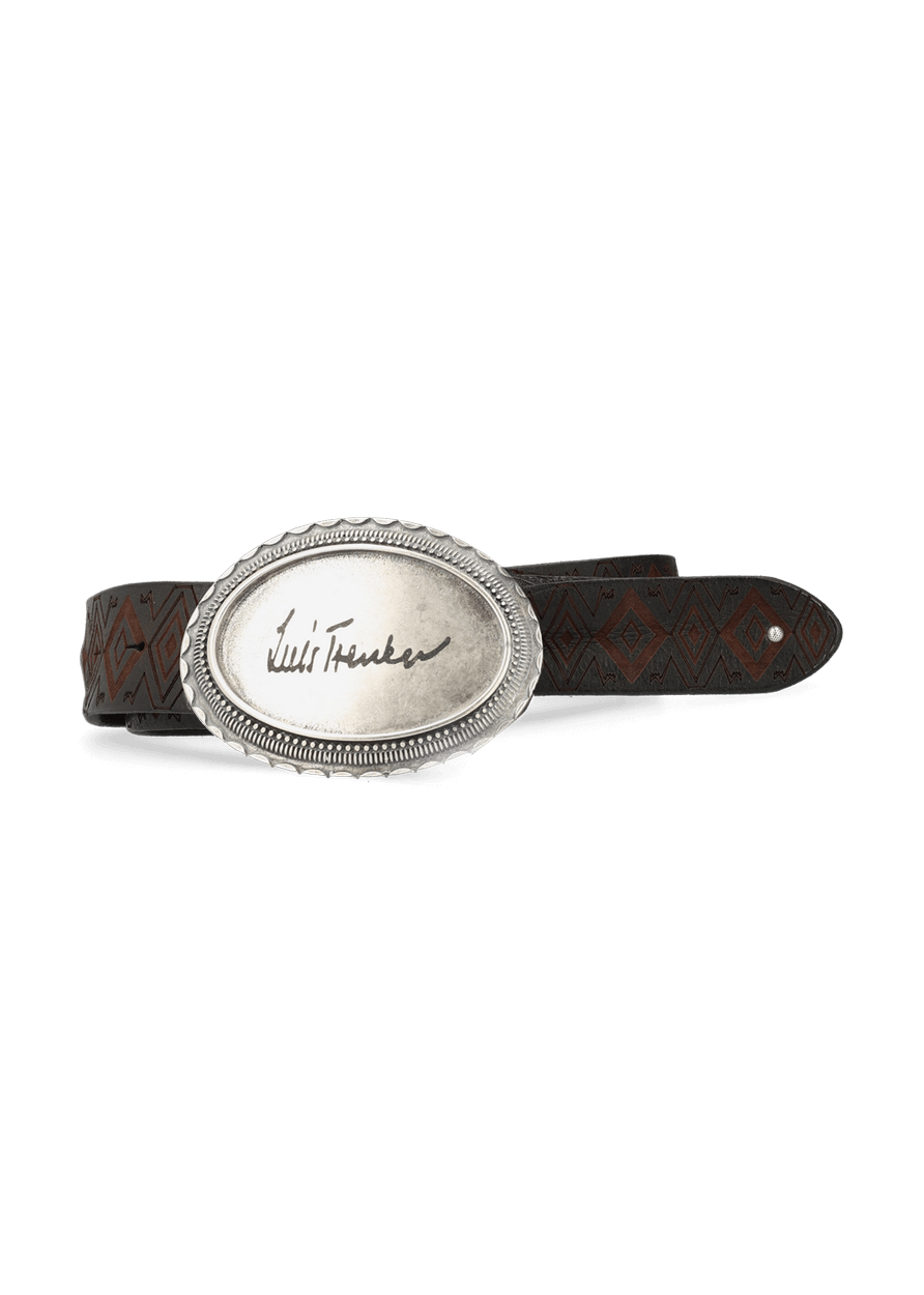 Luis Trenker Cintura In Pelle Modello Lufan