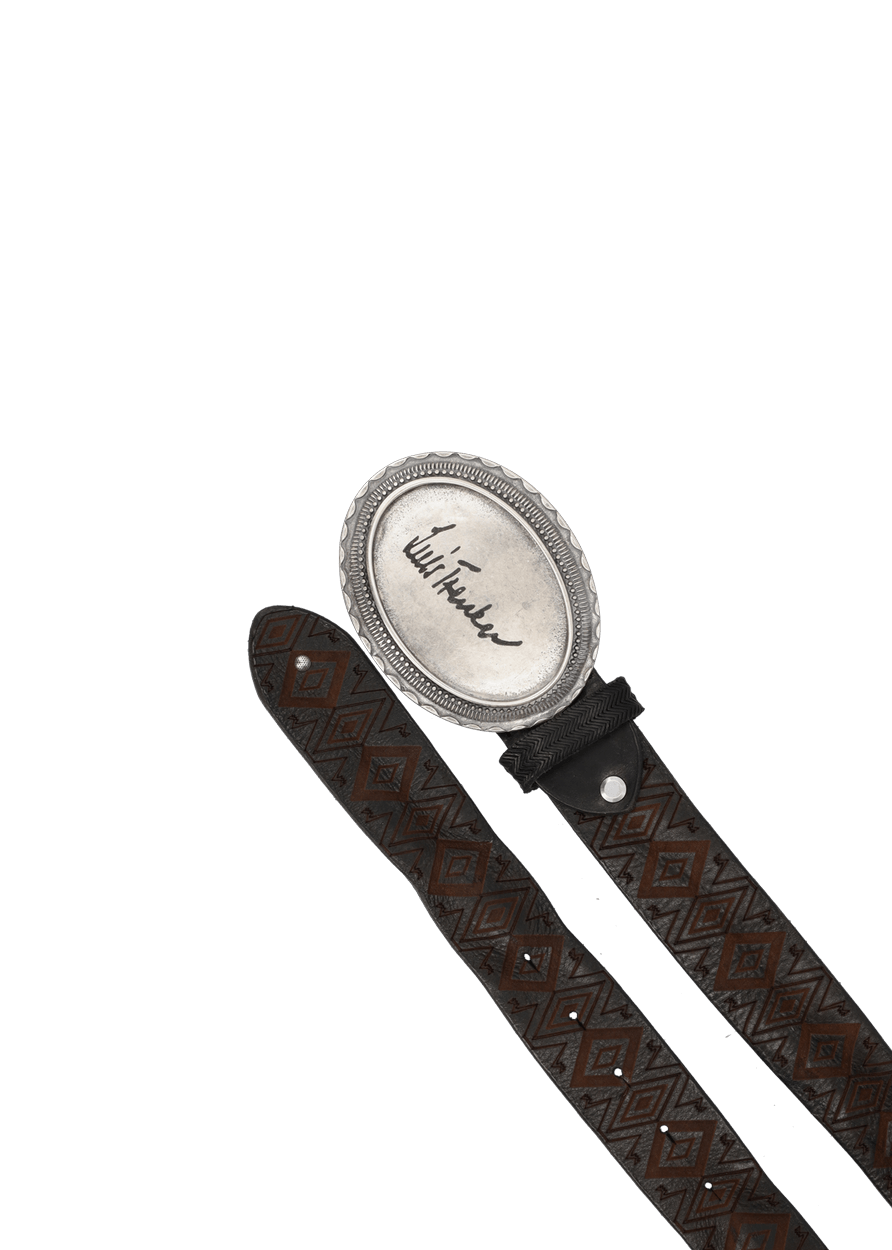 Luis Trenker Cintura In Pelle Modello Lufan