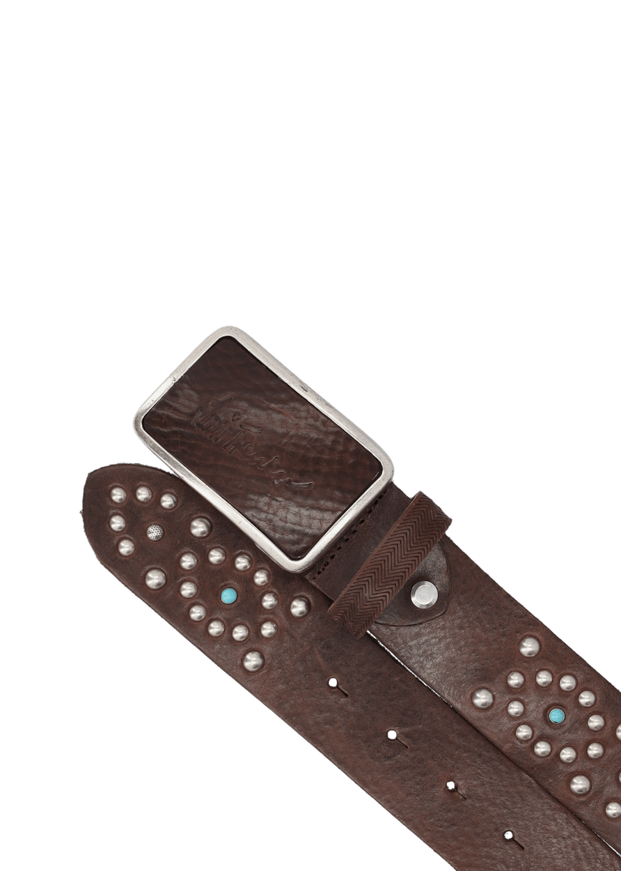 Luis Trenker Cintura In Pelle Modello Lufaro