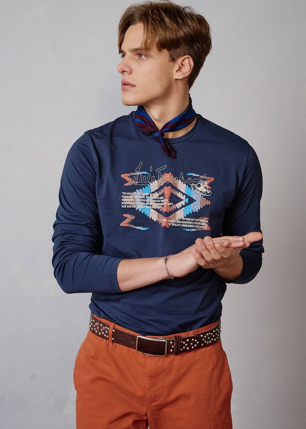 Luis Trenker Cintura in pelle modello Lufaro