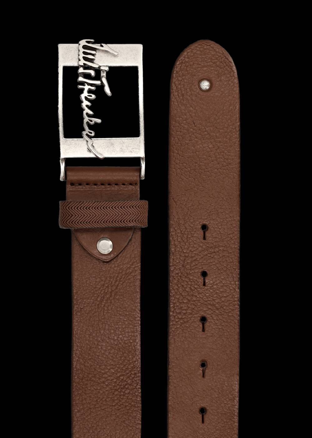 Luis Trenker Cintura In Pelle Modello Lufranco