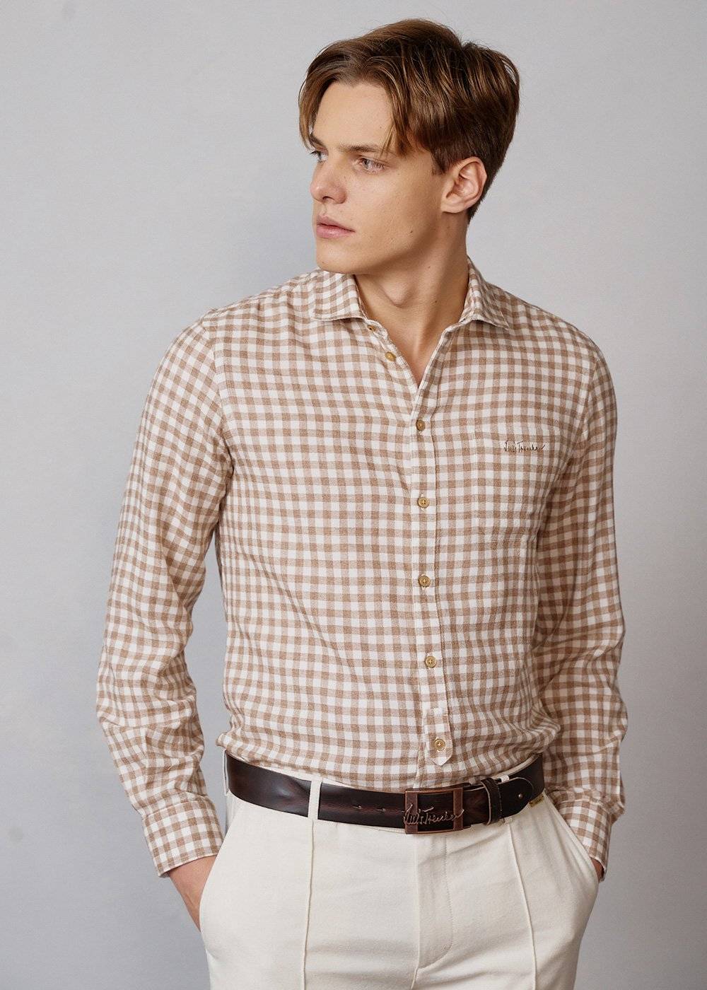 Luis Trenker Cintura in pelle modello Lufranco