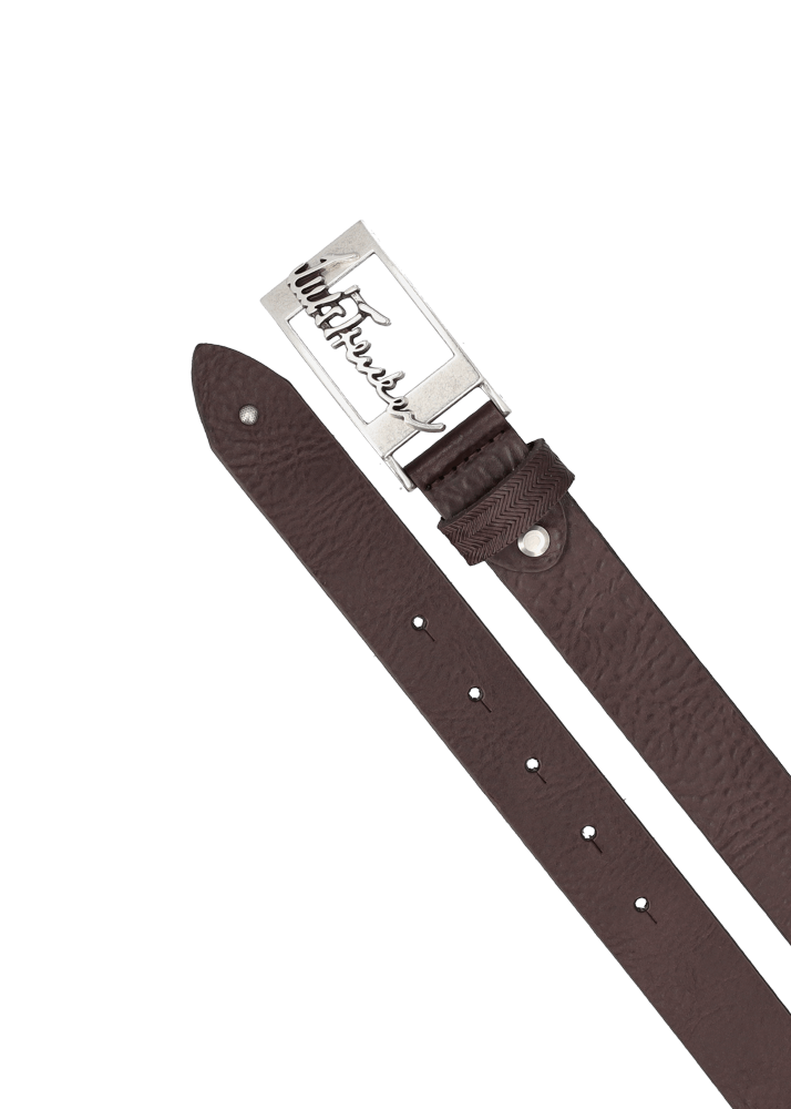 Luis Trenker Cintura In Pelle Modello Lufritzi