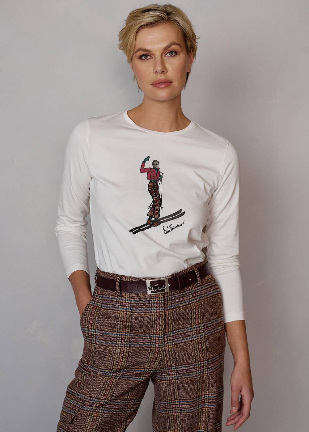 Luis Trenker Cintura in pelle modello Lufritzi