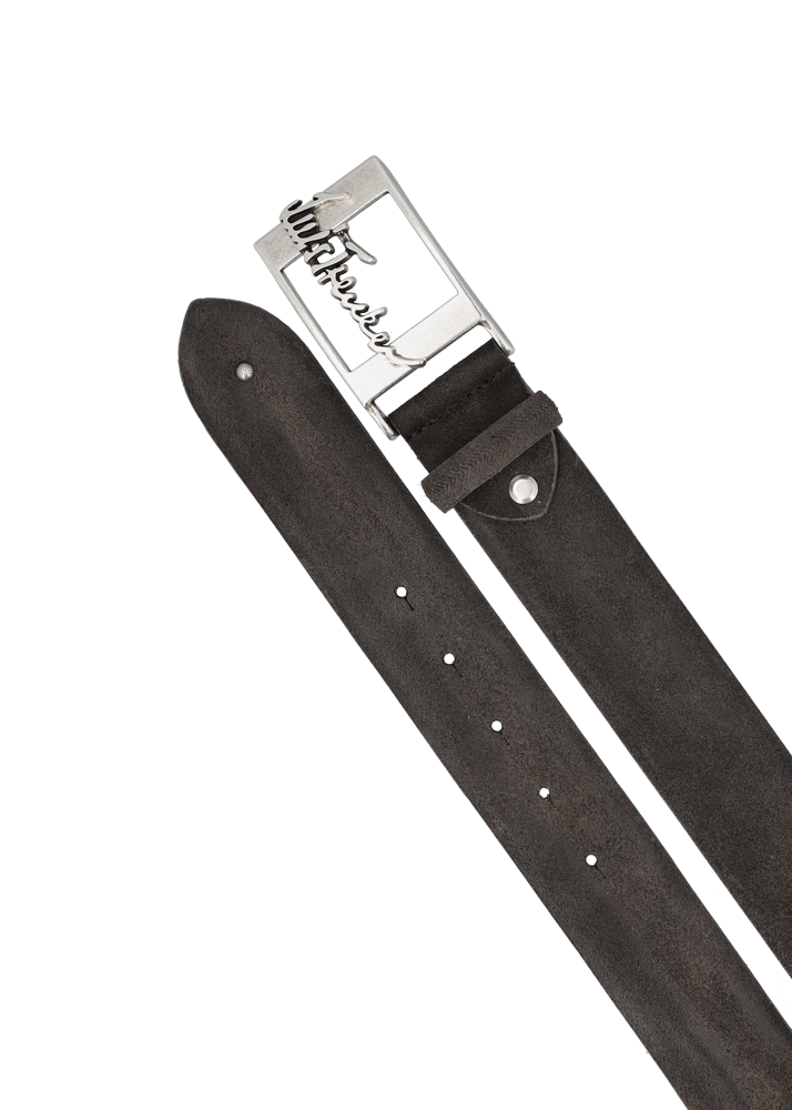 Luis Trenker Cintura In Pelle Scamosciata Lufranco