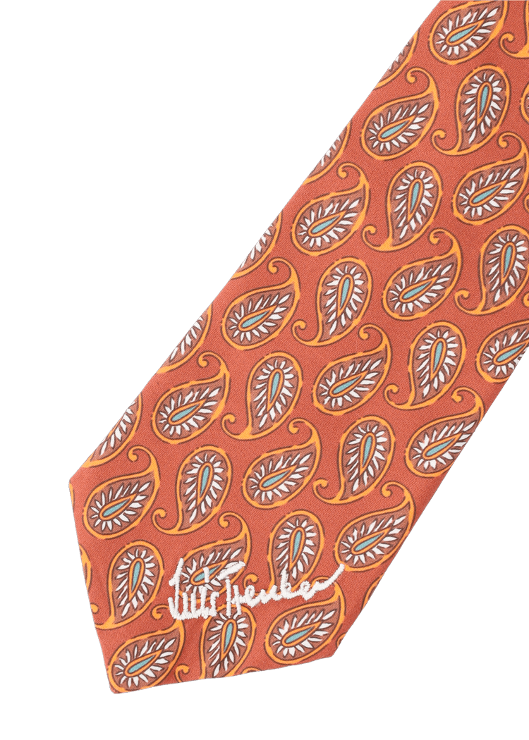 Luis Trenker Cravatta In Cotone Modello Luachille