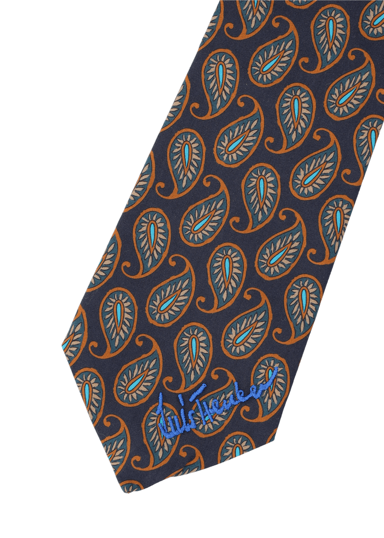 Luis Trenker Cravatta In Cotone Modello Luachille