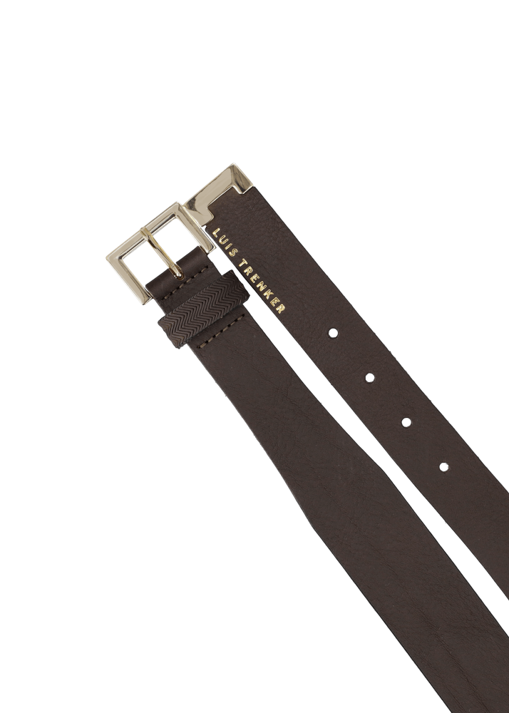 Luis Trenker Elegante Cintura In Pelle Lusta