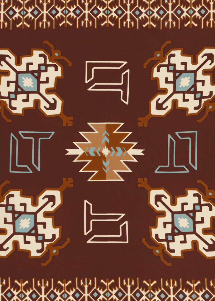 Luis Trenker Foulard Di Seta Modello Lufrancara