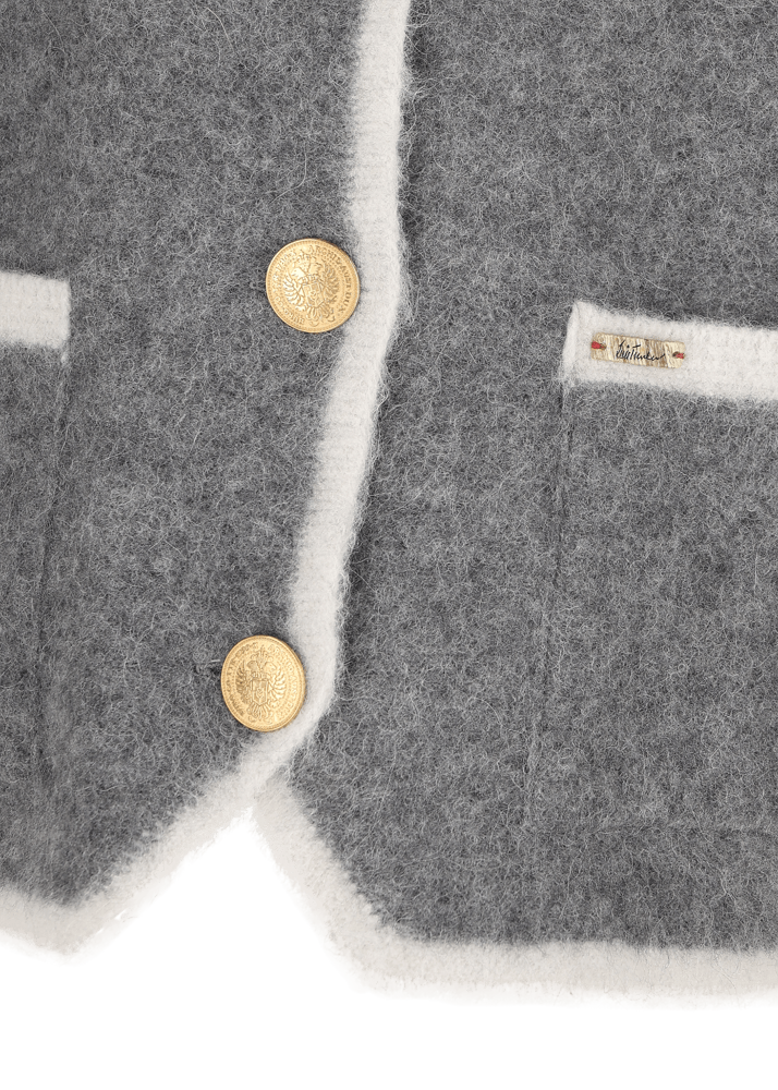 Luis Trenker Giacca In Lana Cotta Modello Luandrea