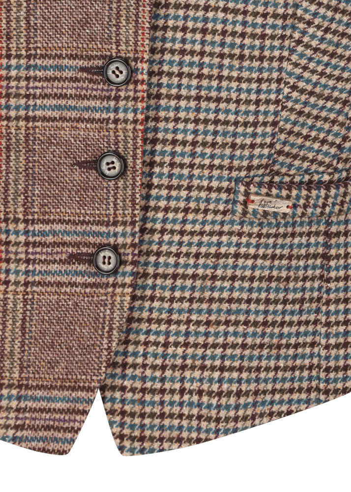 Luis Trenker Gilet Con Fantasie Miste Luraja