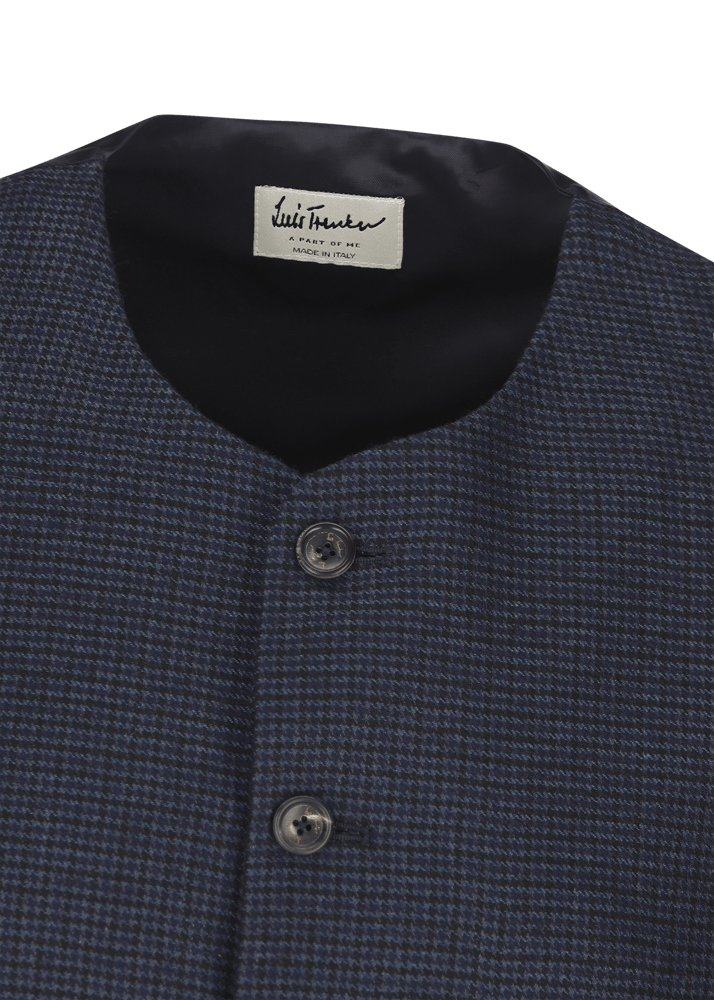 Luis Trenker Gilet Con Motivo Pied-de-poule Lusven