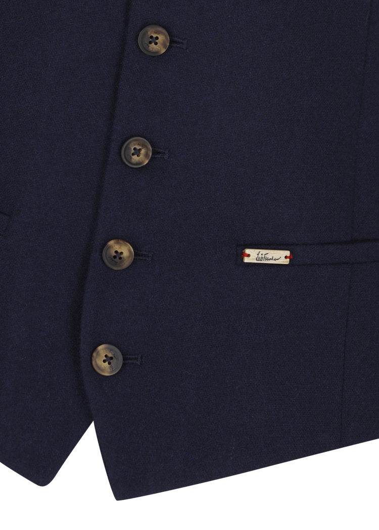 Luis Trenker Gilet In Misto Lana Lusebastian