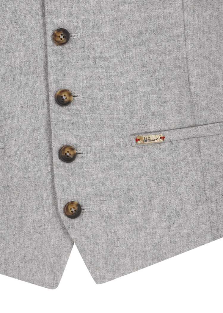 Luis Trenker Gilet In Misto Lana Lusebastian