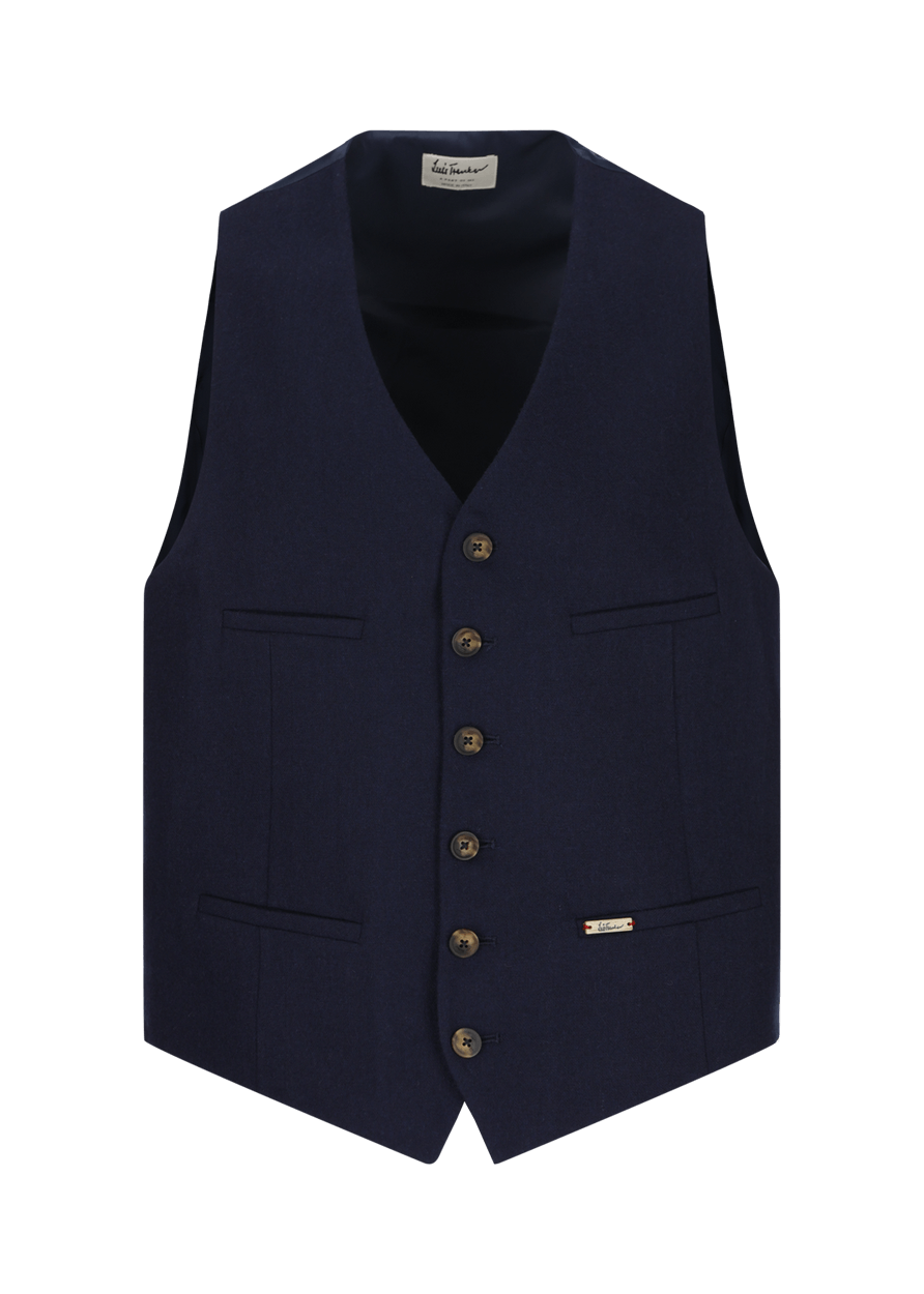 Luis Trenker Gilet in misto lana Lusebastian