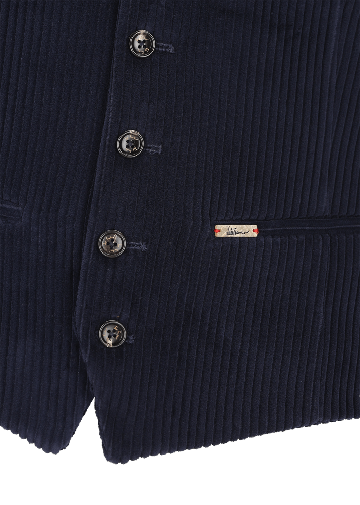 Luis Trenker Gilet In Velluto A Coste Lusebastian