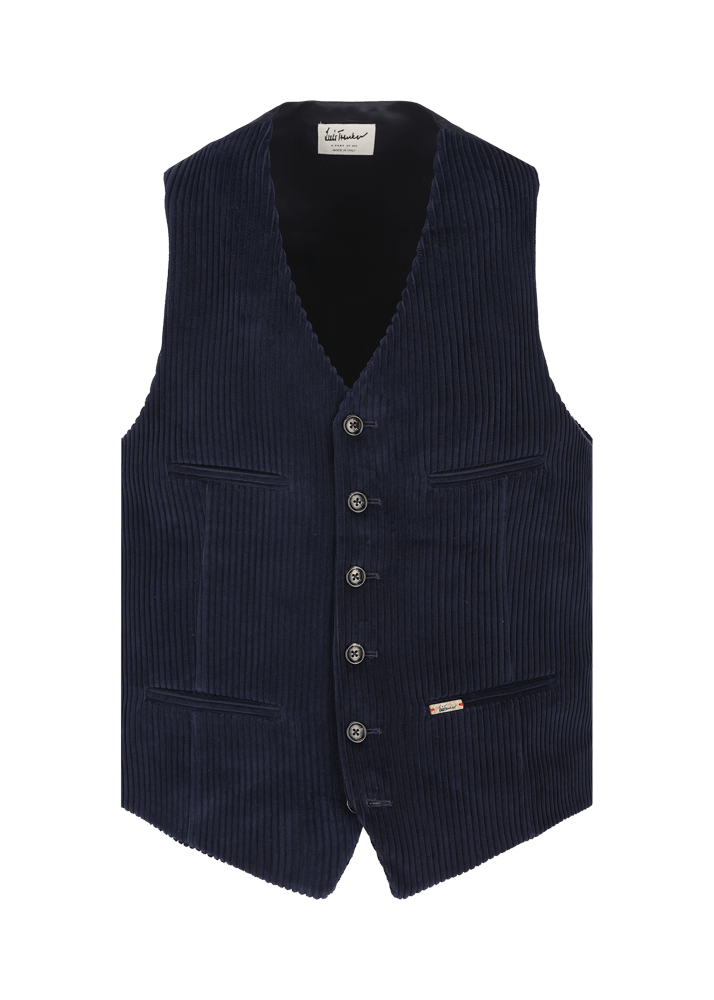 Luis Trenker Gilet in velluto a coste Lusebastian