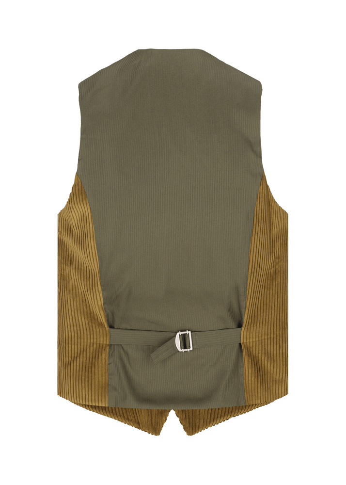 Luis Trenker Gilet In Velluto A Coste Lusebastian