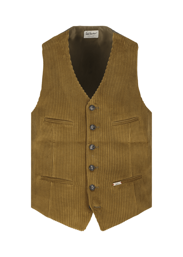 Luis Trenker Gilet in velluto a coste Lusebastian