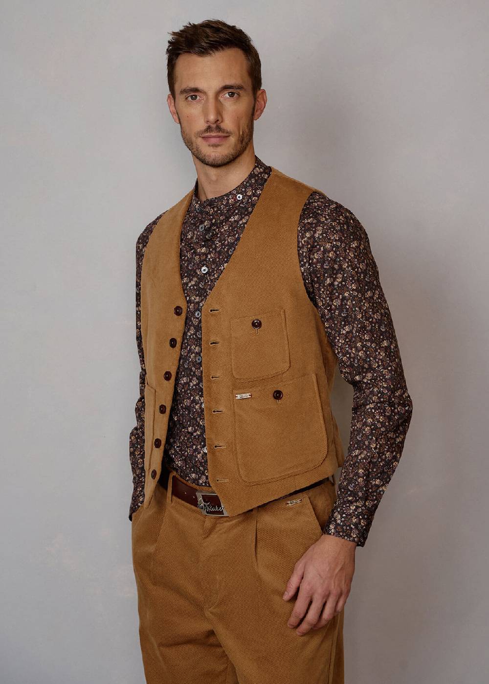 Luis Trenker Gilet In Velluto Luseba