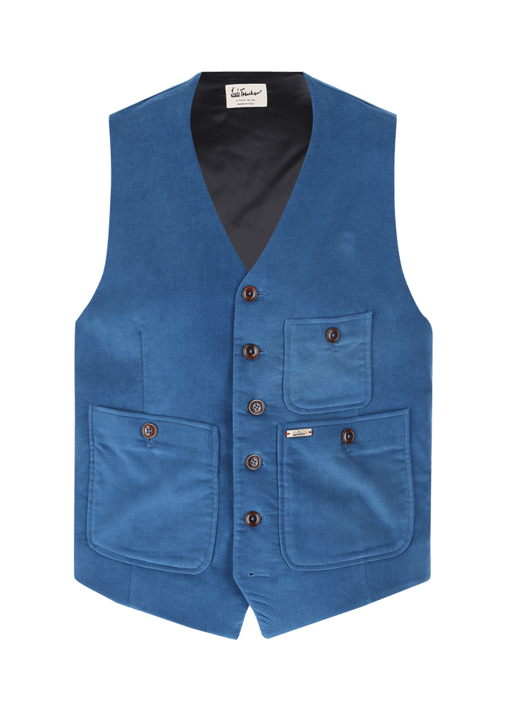 Luis Trenker Gilet in velluto Luseba