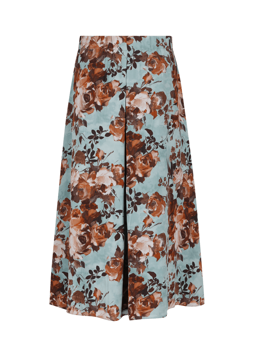 Luis Trenker Gonna Midi Con Stampa Floreale