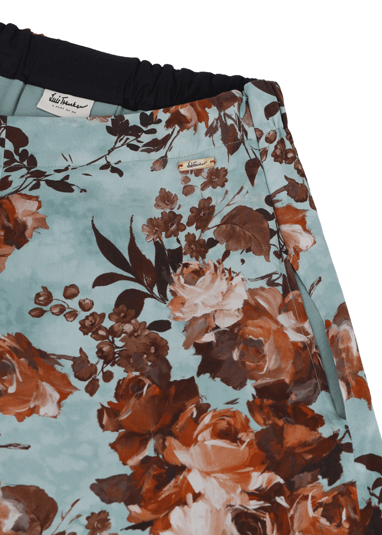 Luis Trenker Gonna Midi Con Stampa Floreale