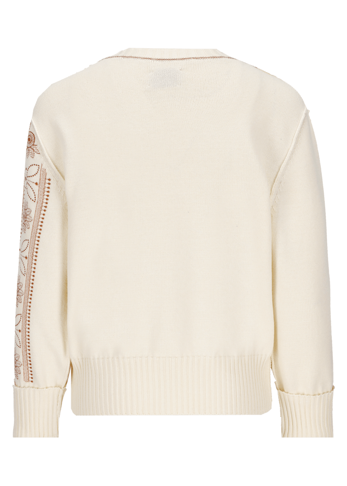 Luis Trenker Maglione Con Ricamo Modello Luaida