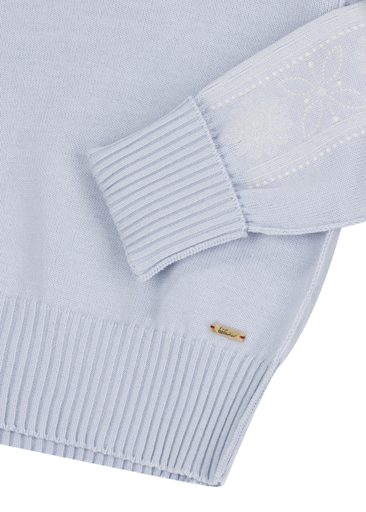 Luis Trenker Maglione Con Ricamo Modello Luaida