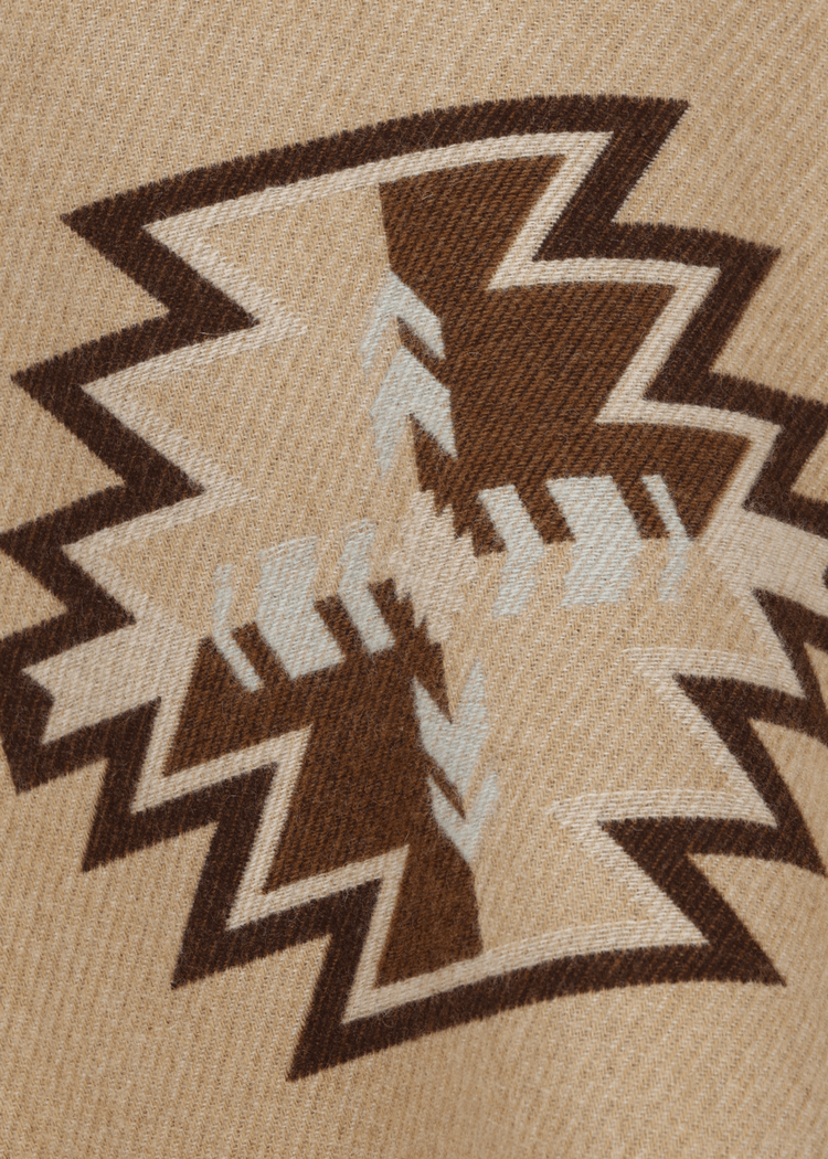 Luis Trenker Mantella Con Frange Modello Lurilussa