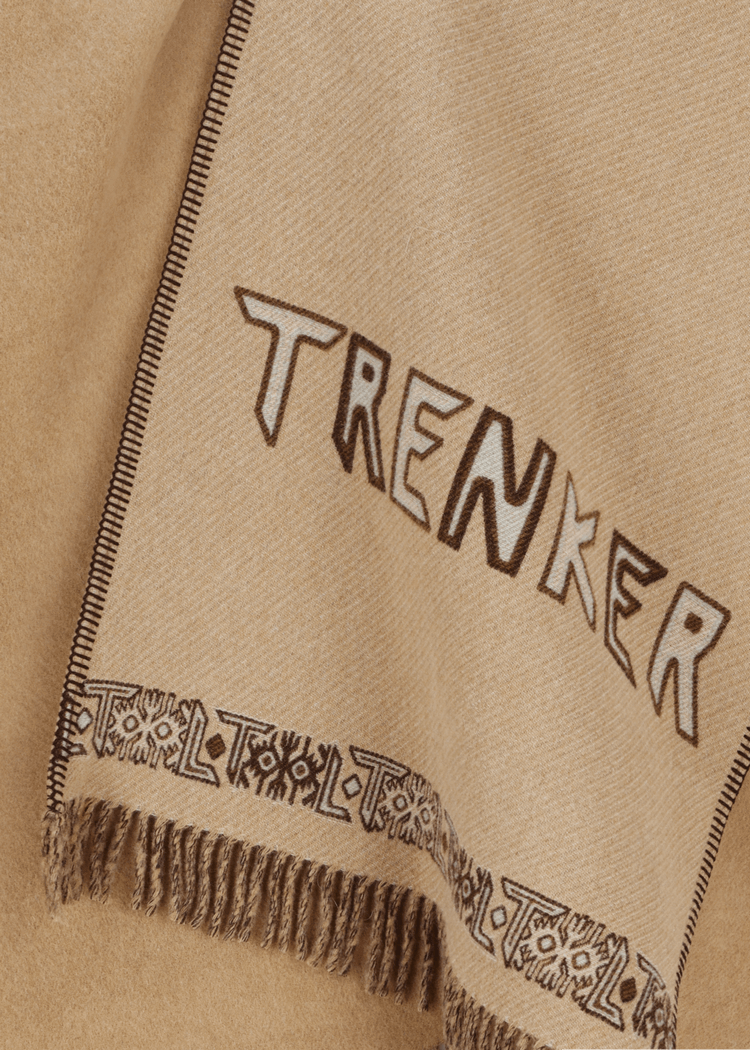 Luis Trenker Mantella Con Frange Modello Lurilussa