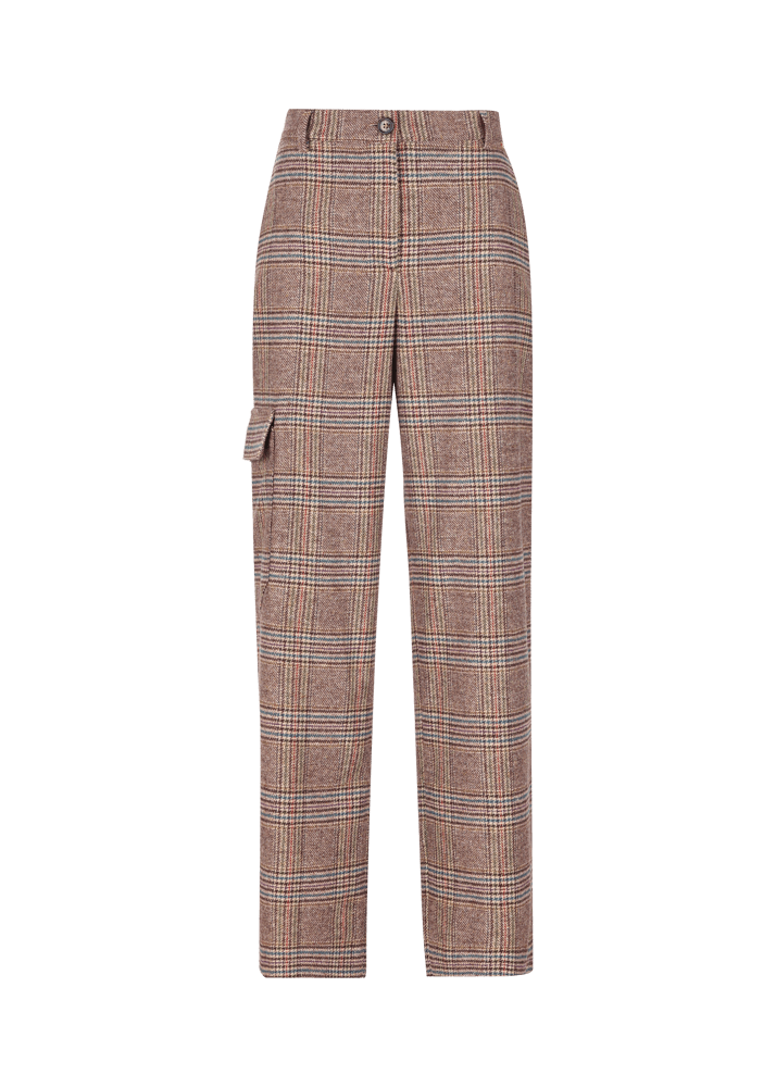 Luis Trenker Pantaloni Cargo In Misto Lana Lulicia