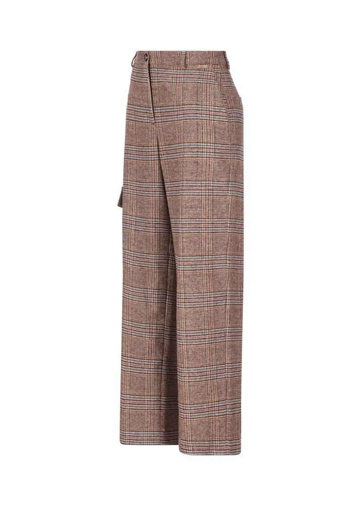 Luis Trenker Pantaloni Cargo In Misto Lana Lulicia