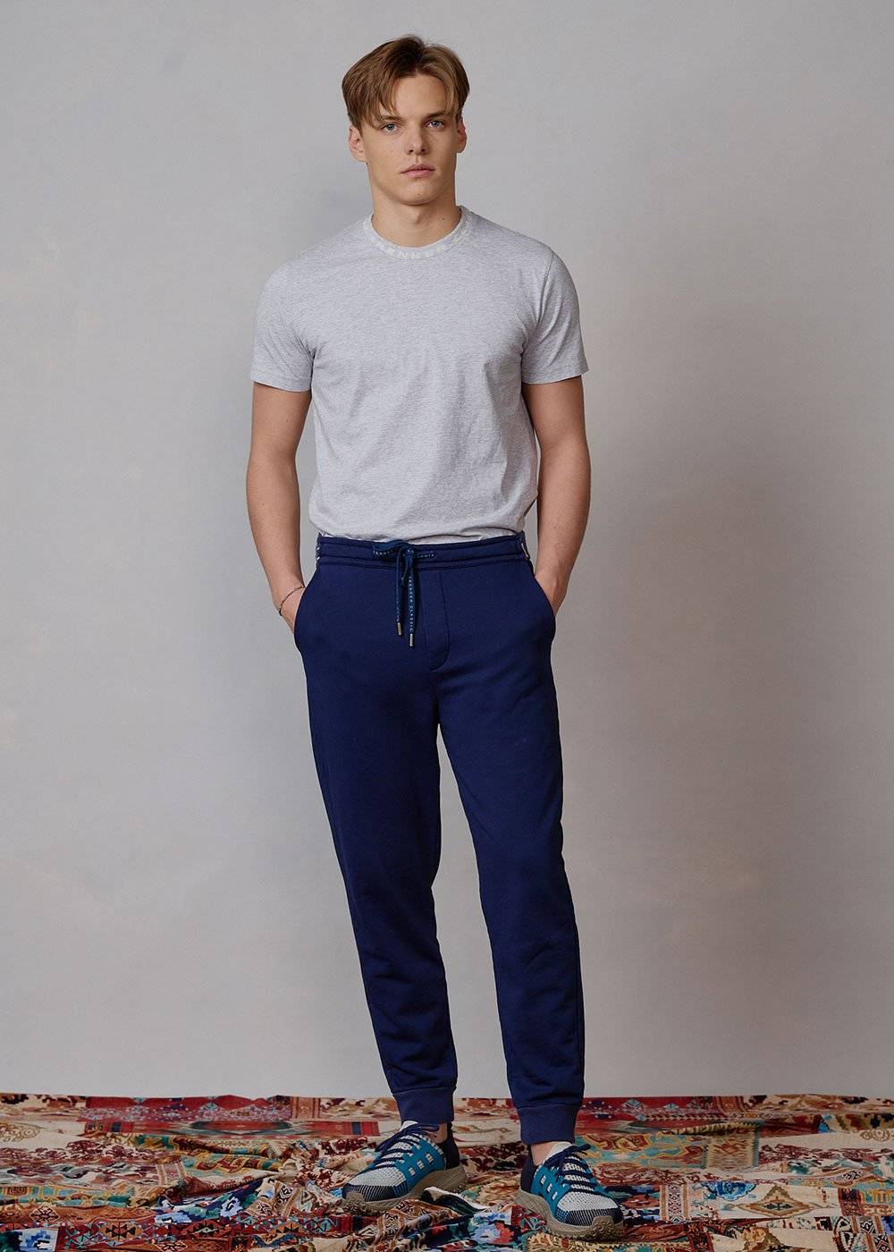 Luis Trenker Pantaloni in felpa modello Lumbac