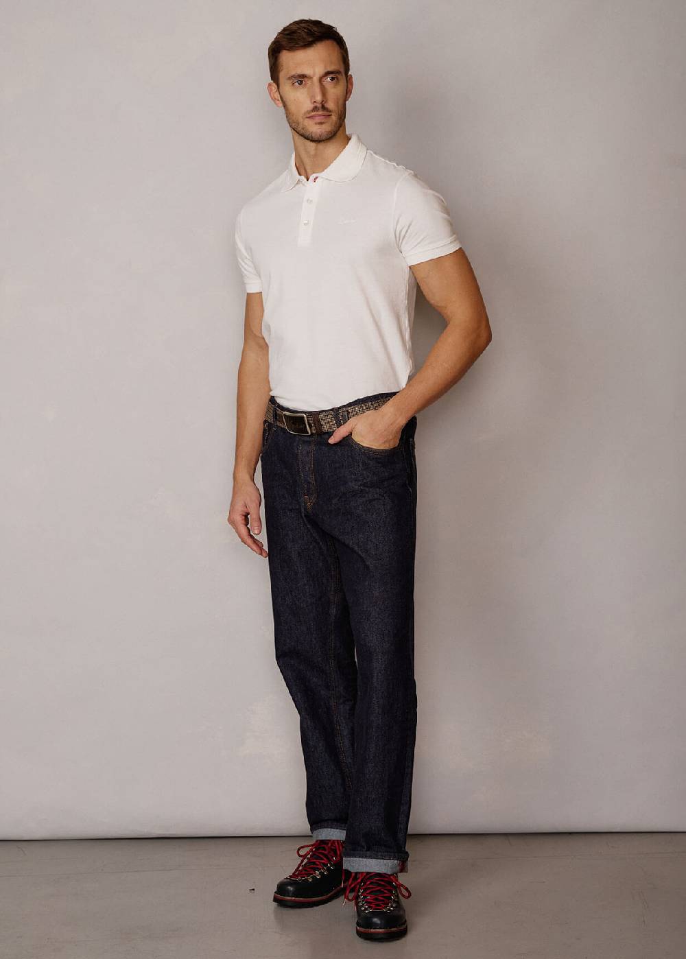 Luis Trenker Polo a maniche corte Luberneto