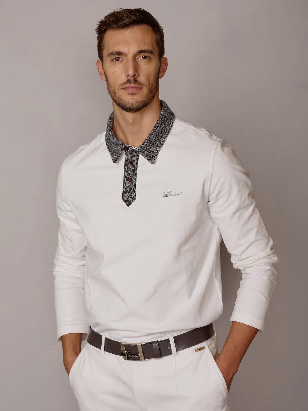 Luis Trenker Polo a maniche lunghe Lufante