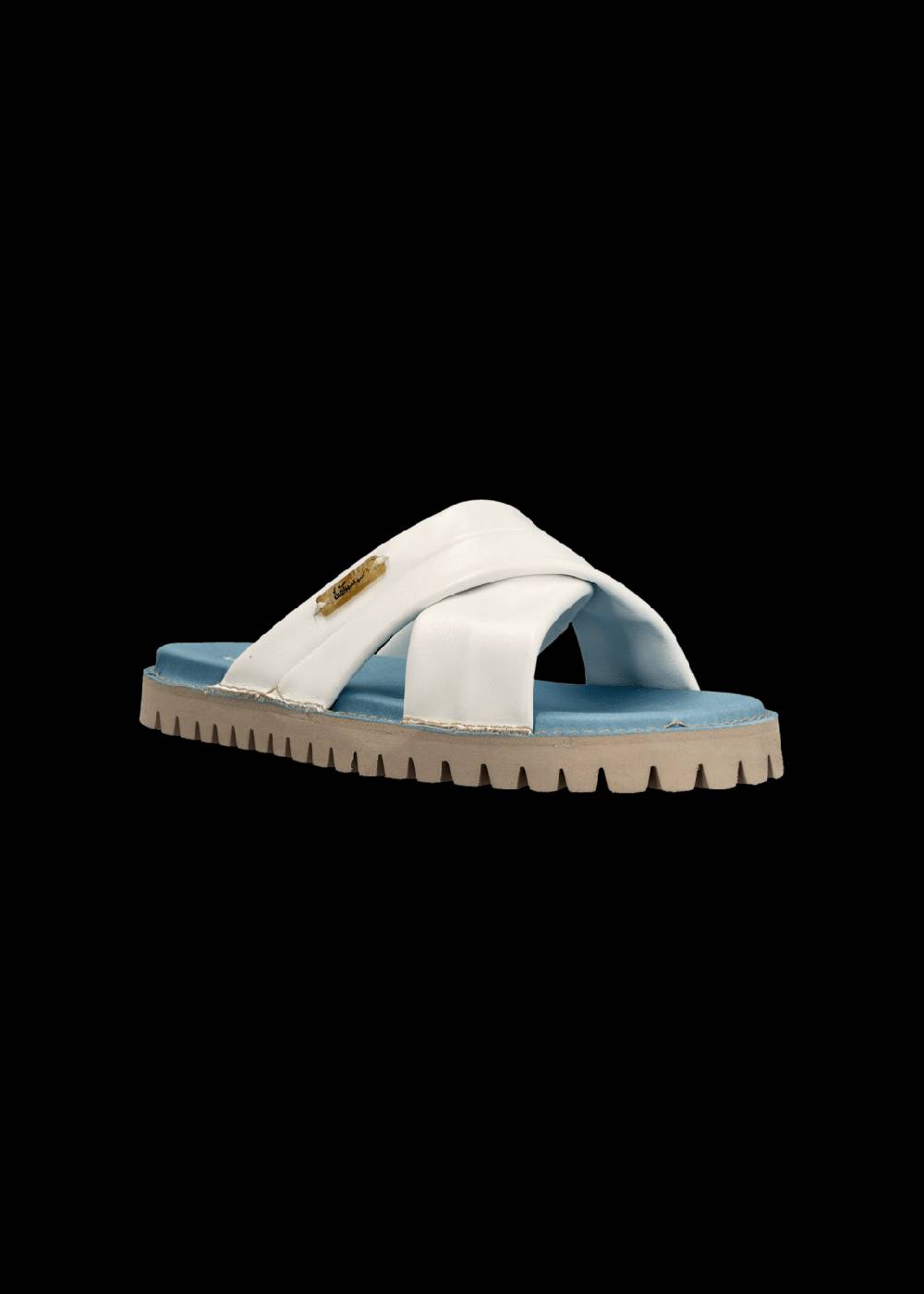 Luis Trenker Sandalo In Vera Pelle Modello Lusabot