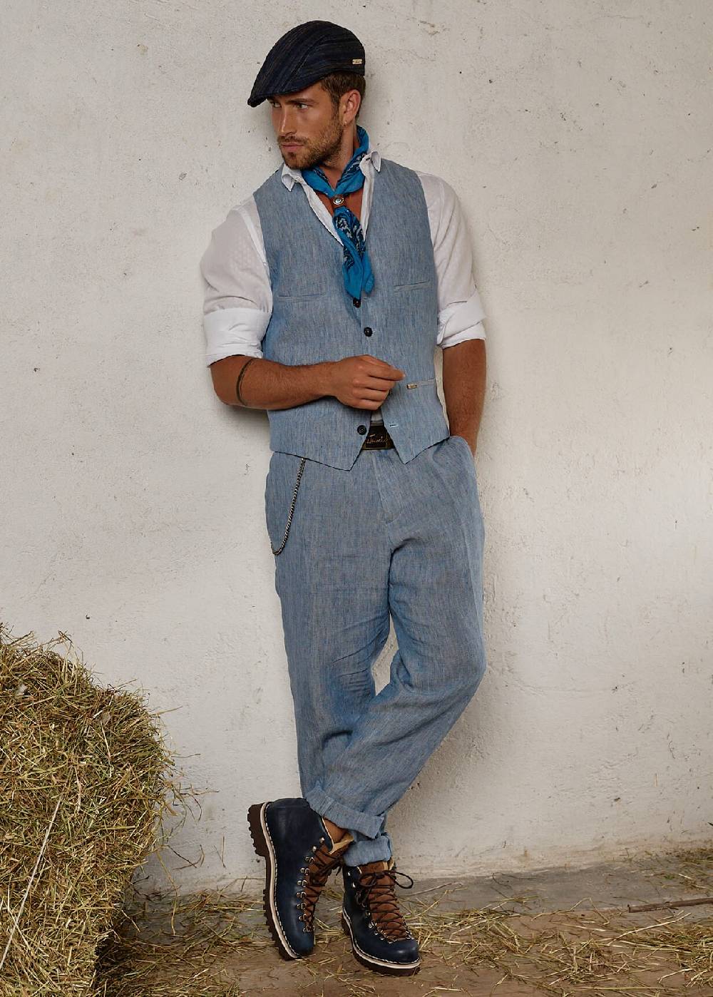 Luis Trenker Scarpa alta in pelle modello Lupaul